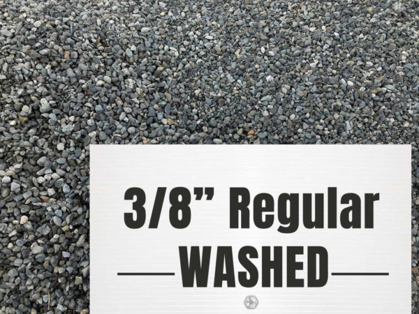 3/8 regular washed